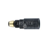 Lincoln screw in connector with check valve and brass cone M10 x1 female for SSV-D dividers 504-31863-1