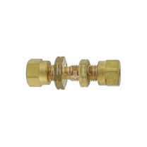 Straight bulkhead connector SV4LL Brass