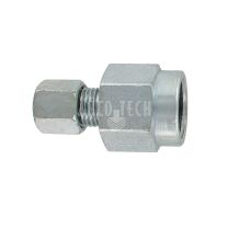 Screw on pressure gauge connector 6S 1/2BSP