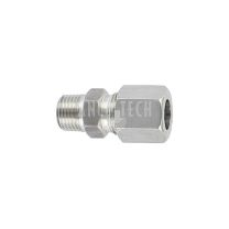 Straight screw in connector GE8LL M10x1 SS 441-008-511-S3