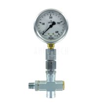 Ancotech Pressure Relief Valve 350 Bar with Manometer 1/4G with 1/4BSP internal connection
