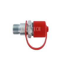 Fill connection for central grease lubrication systems with M22x1,5 thread connection.

