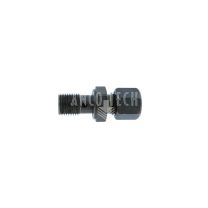 Screw type connector with check valve 8-L for SSVL + bridge