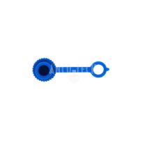 Dust cap for hydraulic grease nipples DIN 71412 Blue