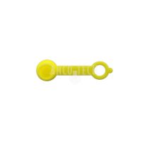 Dust cap for hydraulic grease nipples DIN 71412 Yellow