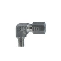 Elbow screw in connector WE4LL M6x1 SS
