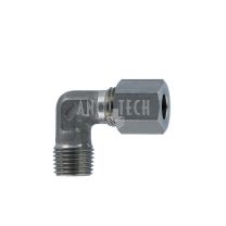 Elbow screw in connector WE6LL 1/8 BSPT SS | Ancotech Lubrication Systems