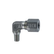 Elbow screw in connector WE6LL M6x1 SS | Ancotech Lubrication Systems