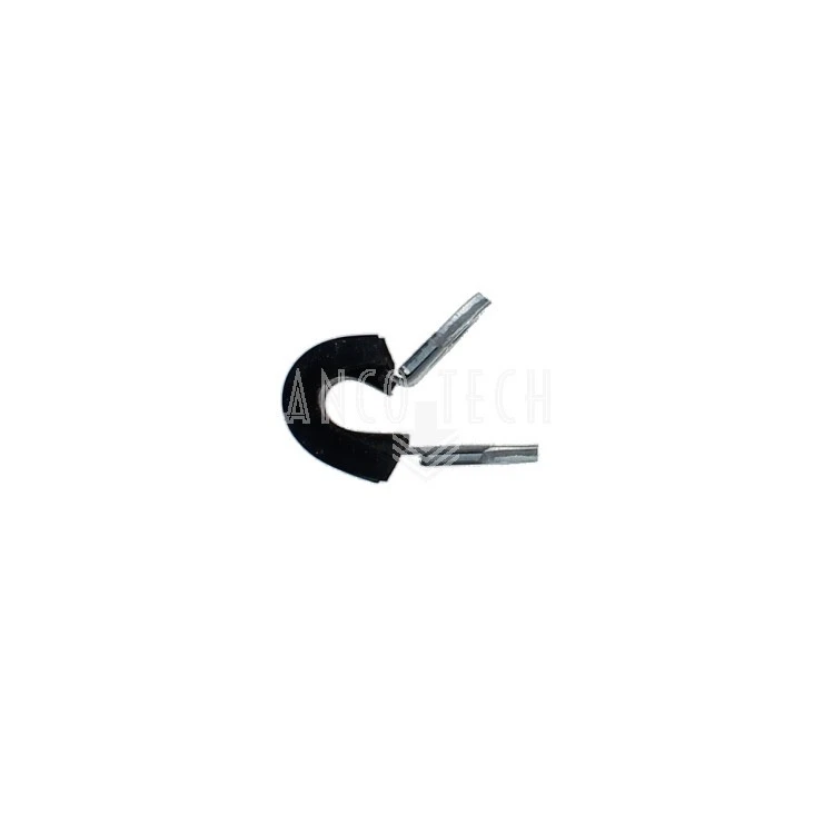 TUBE CLAMP WITH RUBBER LINING 4MM