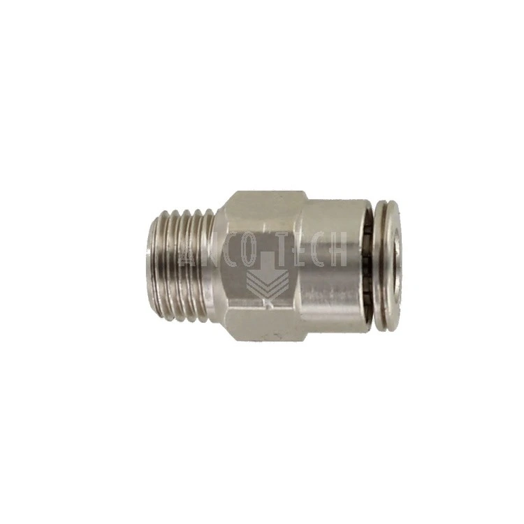 STRAIGHT PUSH-IN CONNECTOR GEKM 6 1/8" + thread seal