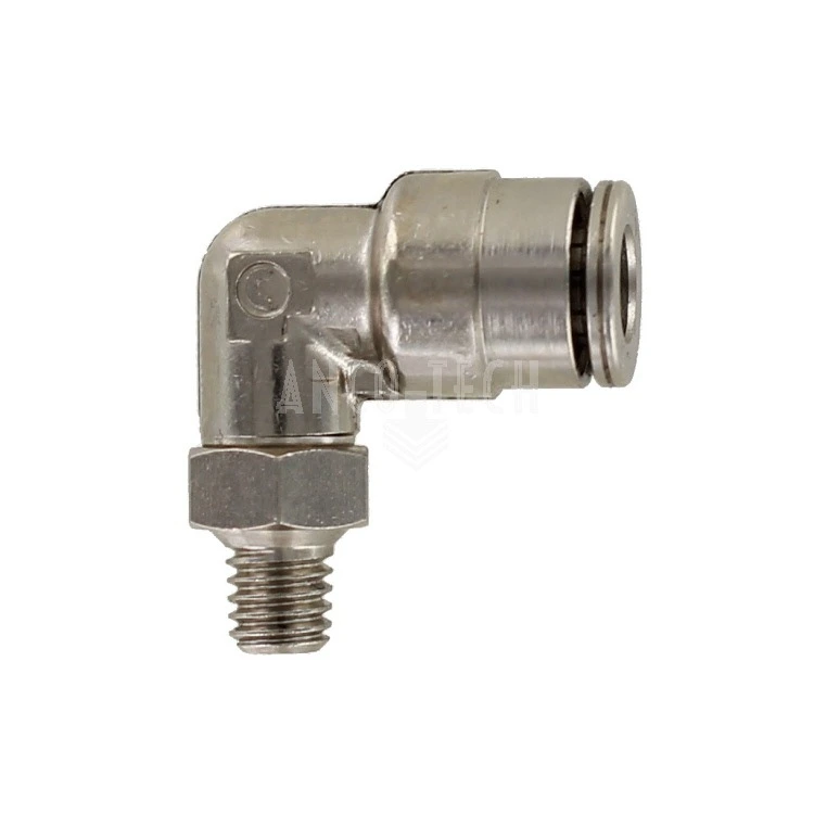 ELBOW PUSH-IN CONNECTOR WEDKM6 M6x1 ROTATABLE