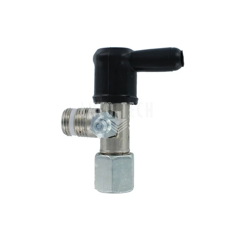 PRESSURE RELIEF VALVE 350 BAR 1/4 6MM + GREASE NIPPLE