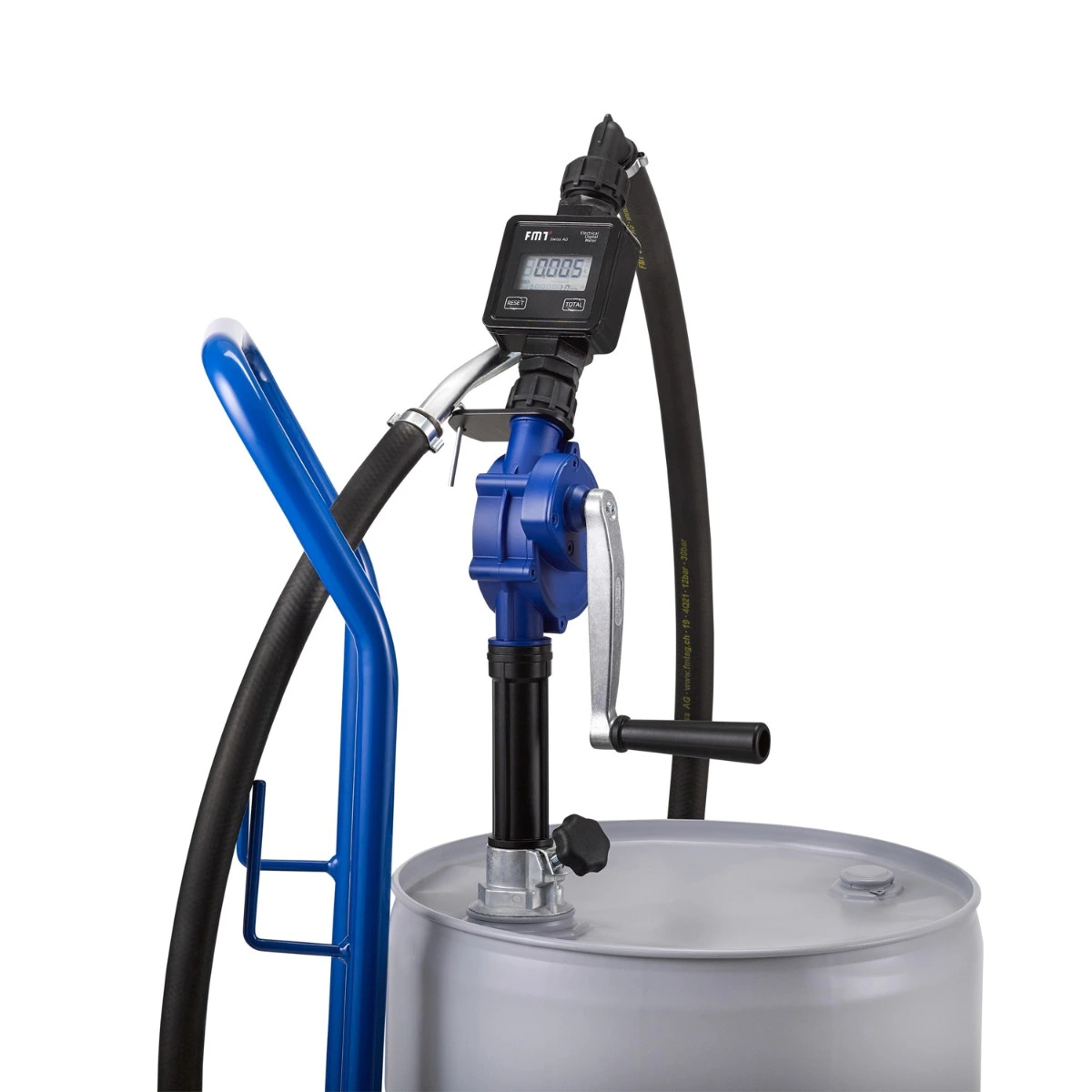 PRESSOL ROTATING PUMP WITH HOSE AND METER 60/220L 13057