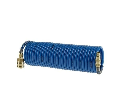 SPIRAL HOSE 5M WITH EURO HOSE COUPLER