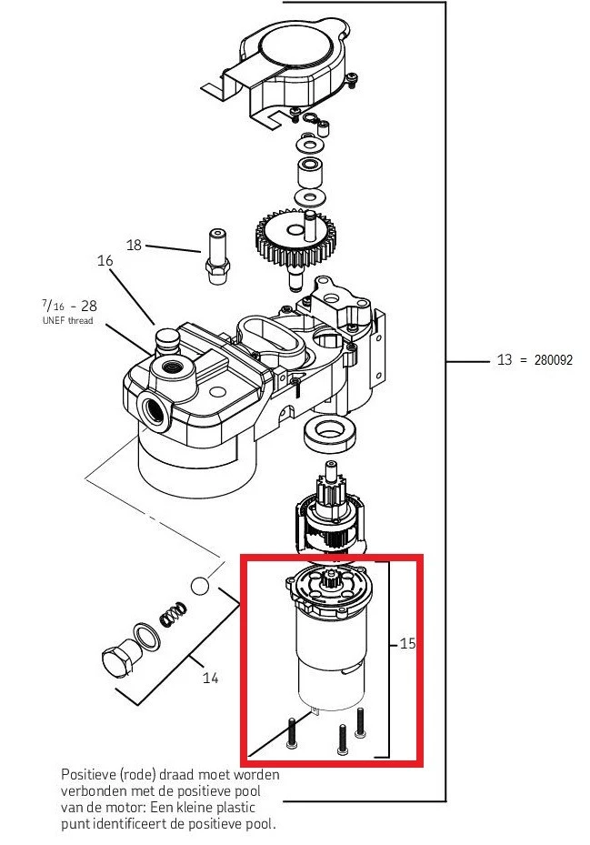 MOTOR WITH ADAPTER KIT 280093