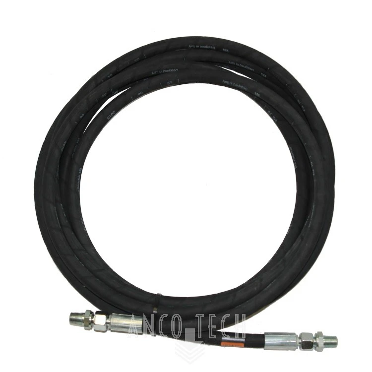 GREASE HOSE 400B 1/4 BSPT 6 MTR