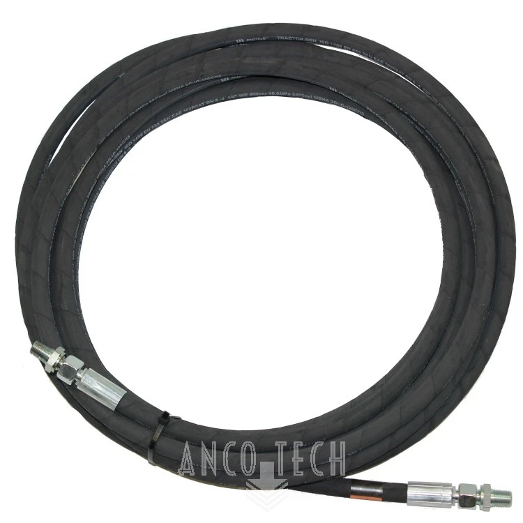 GREASE HOSE 400B 1/4 BSPT 8 MTR