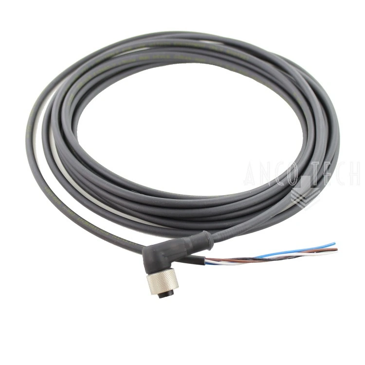 SENSOR CABLE M12 4P 5M ANGLED 90°