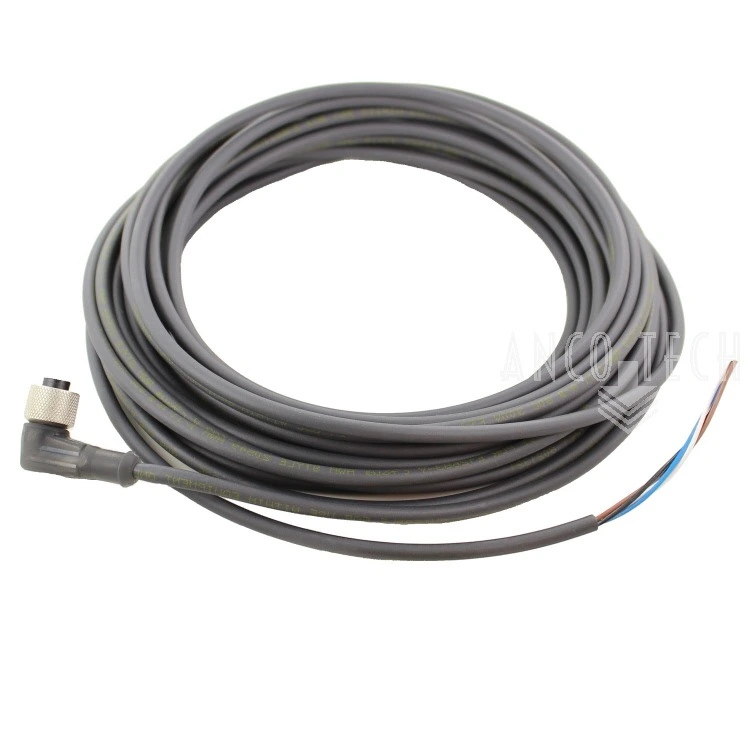 SENSOR CABLE M12 4P 10M ANGLED 90°