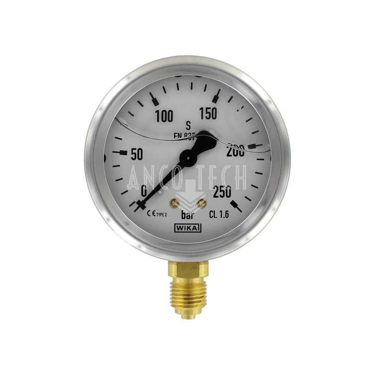 GAUGE Ø63 0-250BAR 1/4-O