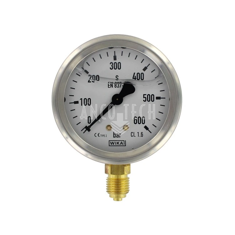 GAUGE Ø63 0-600BAR 1/4-O