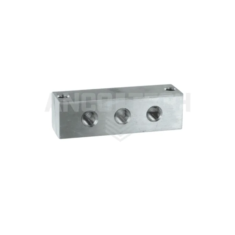 GREASE NIPPLE BLOCK 3 CONNECTIONS 1/8\" STAINLESS STEEL