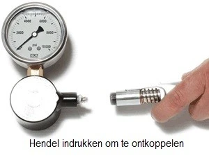 HYDRAULIC COUPLER WITH LEVER 1/8G