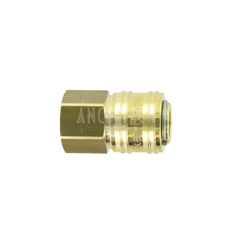 EURO QUICK CONNECTOR 1/4 BI BRASS