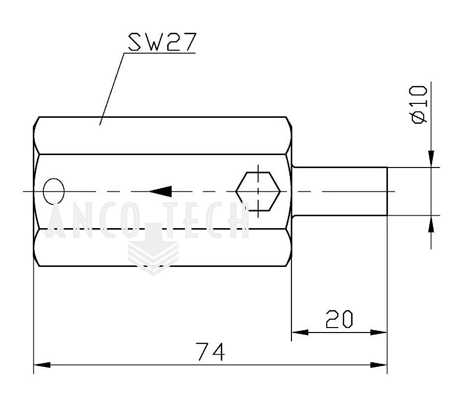 PRESSURE RELIEF VALVE 150 BAR 10MM HOSE