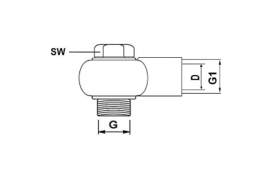 BANJO COUPLING M6x0.75 BU M8x1 BI