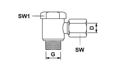 BANJO CONNECTOR SWVE 6LL 1/8 BSP