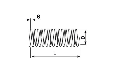 SS SPRING COIL FOR HP HOSE 5 MTR