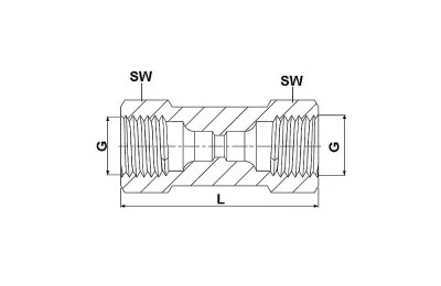 ADAPTER 1/8 NPT BRASS
