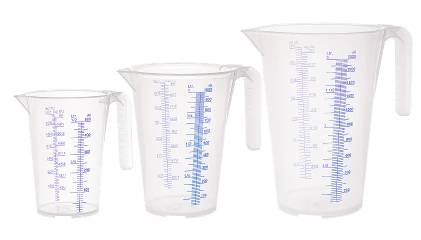 PRESSOL MEASURING CUP SET PP 0.5, 1 & 2L  07071
