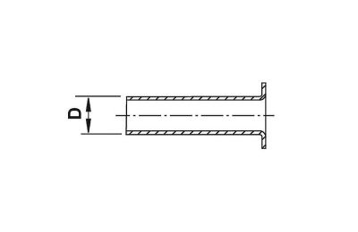 BRASS REINFORCING SOCKET 4 X 0.85