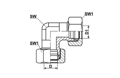 ELBOW CONNECTOR W6L