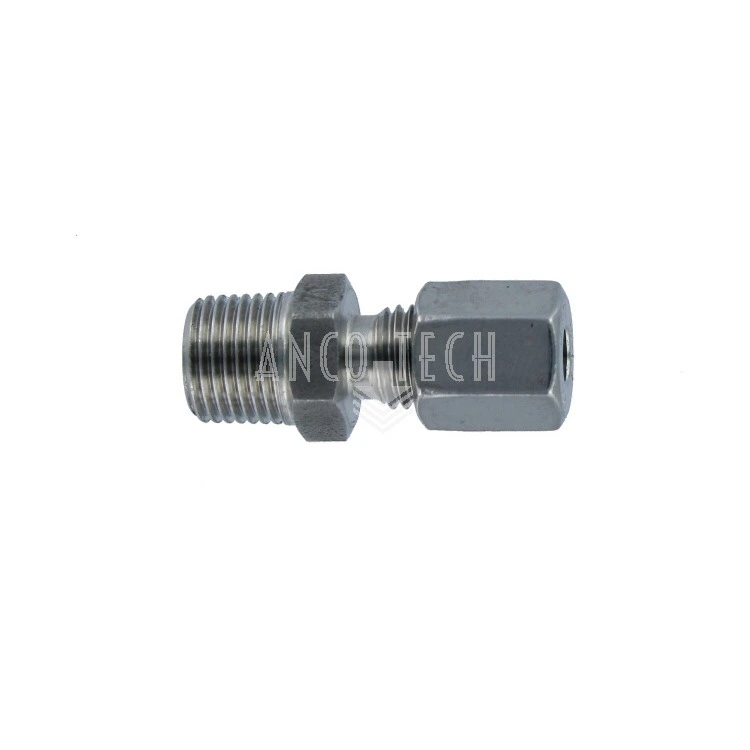 STRAIGHT CONNECTOR GE4LL 1/8 BSPT RVS