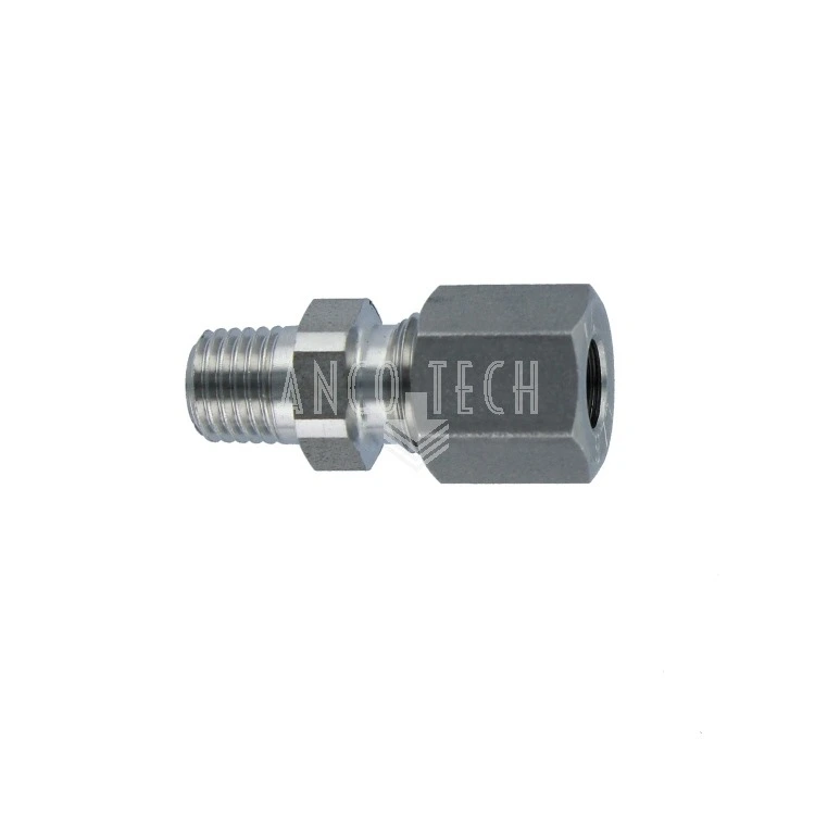 STRAIGHT CONNECTOR GE6LL M8X1 SS