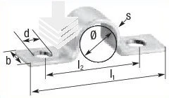 TUBE CLAMP 1 x 4MM SS