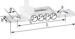 TUBE CLAMP 4 x 6MM ST/VZ