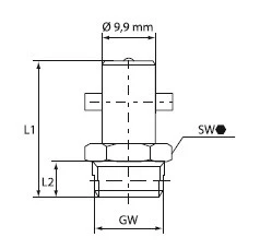 BAYONET GREASE NIPPLE 1/8G