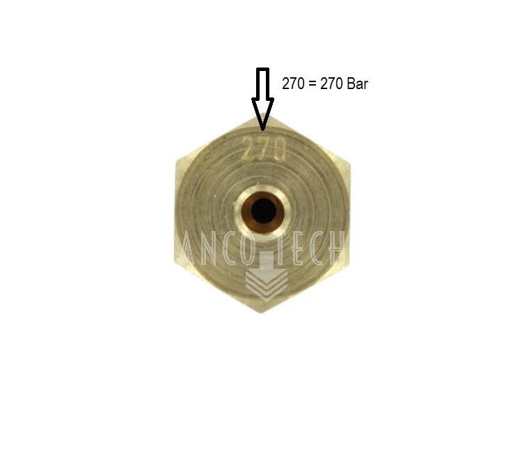 INSERT PRESSURE RELIEF VALVE 270 BAR 1/4"