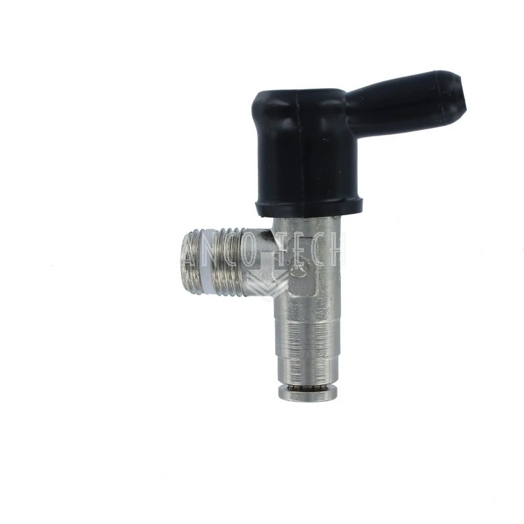 PRESSURE RELIEF VALVE 350 BAR 1/4 6MM PUSH-IN