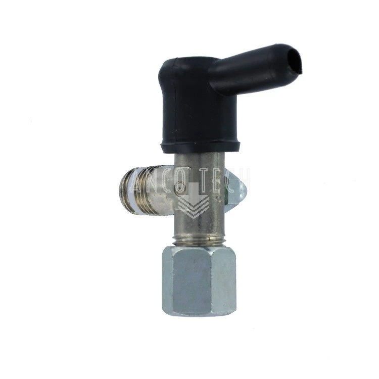 PRESSURE RELIEF VALVE 350 BAR 1/4 6MM + GREASE NIPPLE (LEFT)
