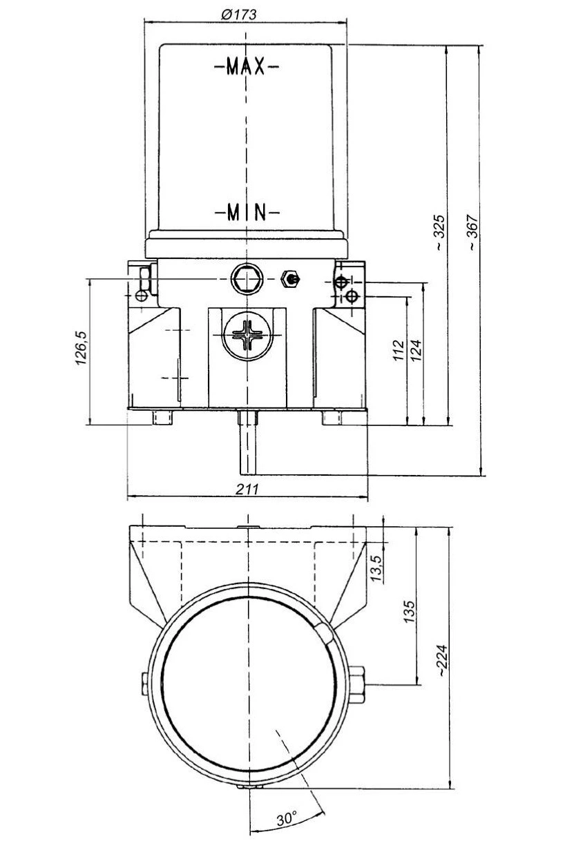P203 GREASE PUMP 2L 24V + TIMER