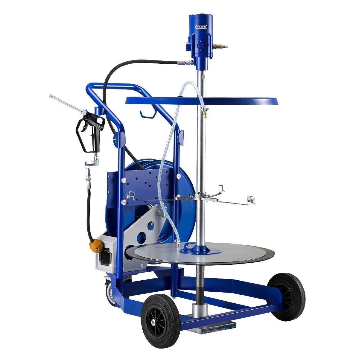 PR MOBILE GREASE SUPPLY KIT 200KG Ø590 + 10M HOSE REEL