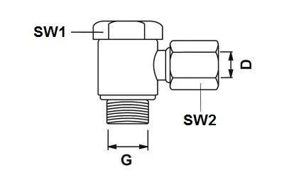 BANJO CONNECTOR SWVE 6LL 1/8 BSP