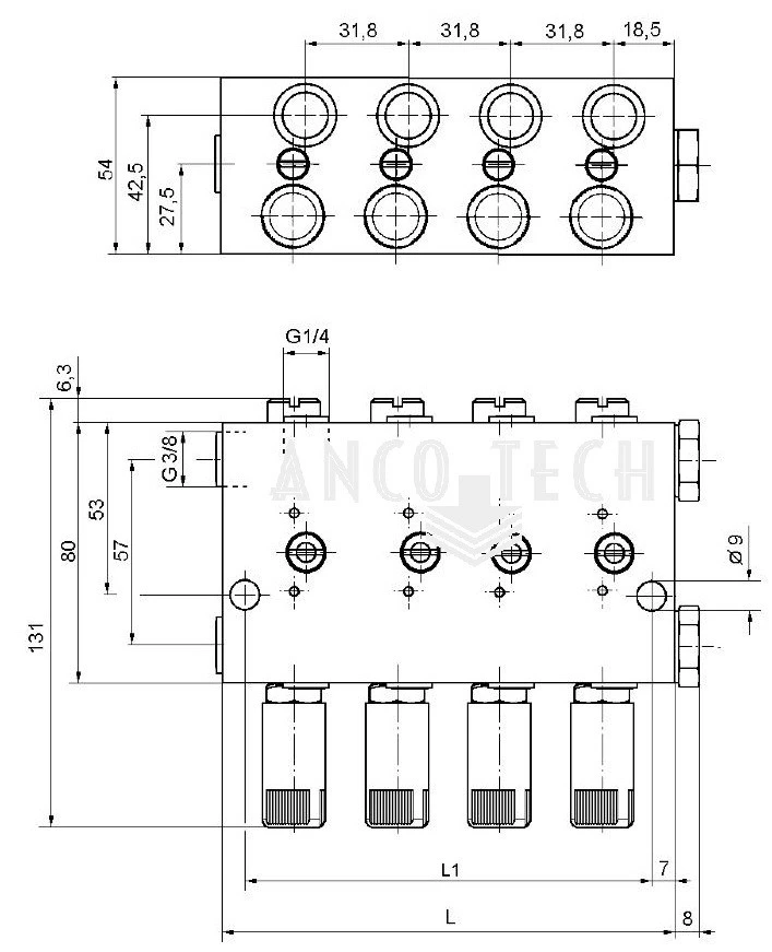 DUAL-LINE DIVIDER VSG 8-KR