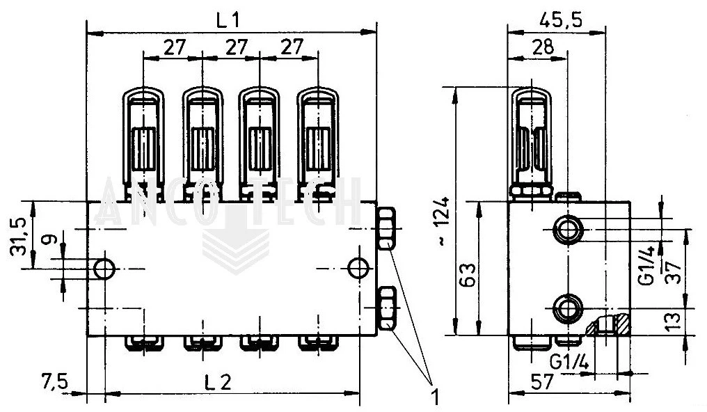 DUAL-LINE DIVIDER VSKH 1-KR