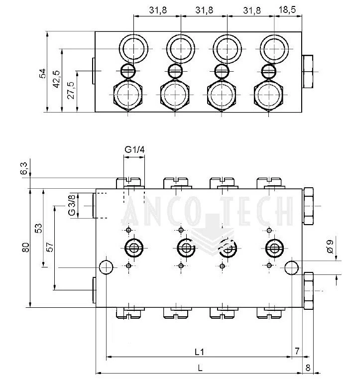 DUAL-LINE DIVIDER VSL 6-D5.00